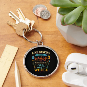 Line Dancing levenslange danser cadeau voor dans Sleutelhanger