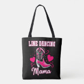 Line Dancing Mama Gift Draagtas (Achterkant)