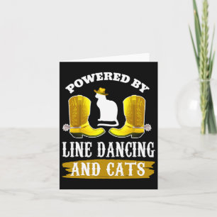 Line Dancing Shirt Funny Cat Lover Country Music L Kaart