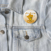 Line Dansende Chick #10 Ronde Button 5,7 Cm (In situ)