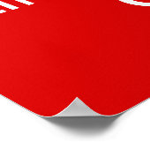 Line Dansende Gift Keep Calm Dancer Cowboy Boots Poster (Hoek)