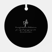 Line Dansings Kings/Queens I Metalen Ornament (Achterkant)