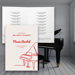 Line Grand Piano Music Considérant Programme Invit