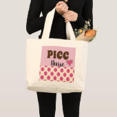 LINE-invoegreeks PICC, teken-PICC, alle Grote Tote Bag (Voorkant (product))
