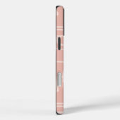 Line Maze Salmon Pink Case-Mate iPhone Case (Achterkant / Rechts)