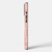 Line Maze Salmon Pink Case-Mate iPhone Case (Achterkant / Links)