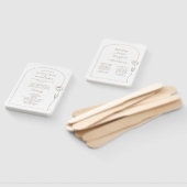 Line Roos Ceremony Program Hand Fan Handwaaier (Niet-gemonteerd)