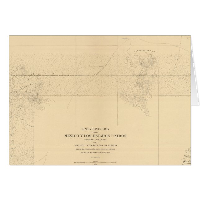 Linea Divisoria Entre Le Mexique 3 (Devant horizontal)