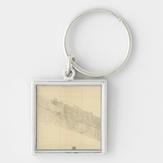 Linea Divisoria Entre Mexico 9 Sleutelhanger (Voorkant)