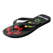 LineA Island Style Rasta Honu Teenslippers (Schuin)