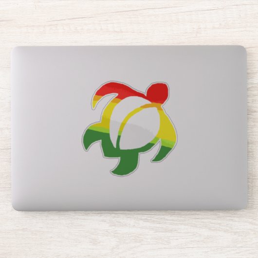 LineA Rasta Honu Sticker (Computer)