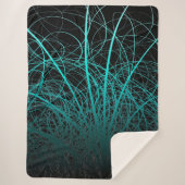 Lineair Abstract2 Cool - Sherpa Blanket Sherpa Deken (Voorkant)
