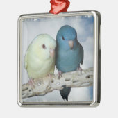 Lineair parkiet metalen ornament (Links)