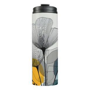 Lineaire Bloom Thermische Tumbler Thermosbeker