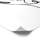 Lineaire denkers - Gezicht Poster (Hoek)