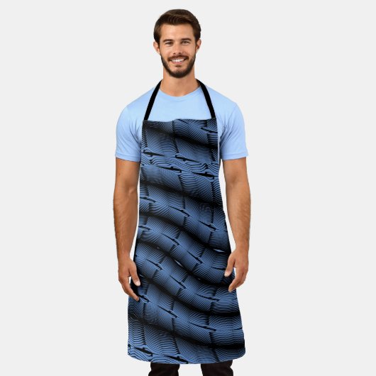 Lineaire fata morgana schort (Gedragen)