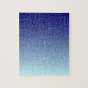 Lineaire gradiënt Sky CCFFFF-000066 Legpuzzel