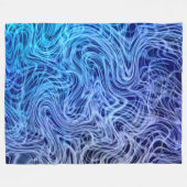 Linear2 bleu déformé - couverture d'ouatine (Devant (Horizontal))