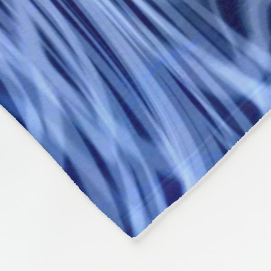Linear2 bleu déformé - couverture d'ouatine (Coin)