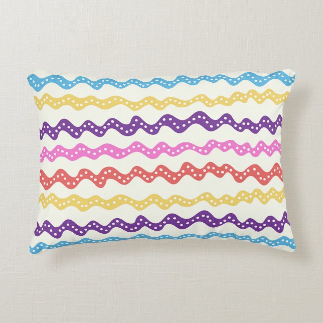 Lineas multicolores accent kussen (Voorkant)