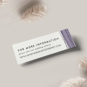 Lineation Wedding Website Cards | Gray Lilac