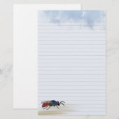 Lined Cuckoo Wasp Briefpapier (Voorkant / Achterkant)