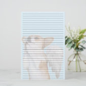 Lined Dott Angel Stationery Briefpapier (Staand voorkant)