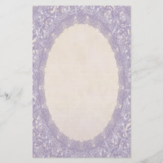 Lined Monogram Paarse I Wedding Lace Stationery Briefpapier