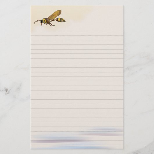 Lined Potter Wasp Briefpapier (Voorkant)