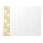 LINED SCHRIJVEN Recipe Page Keukenkeuken Aangepast Notitieblok (Voorkant)