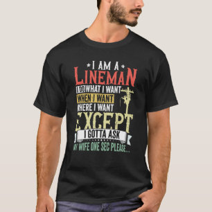 Lineman Apparel Elektrische machtspost Eletric Lin T-shirt