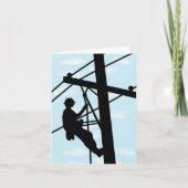 Lineman Appreciation Fun Trivia Kaart (Voorkant)