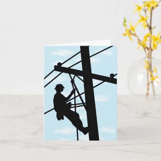 Lineman Appreciation Fun Trivia Kaart (Gele Bloem)