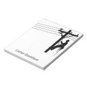 Lineman Electric Utility Journeyman Gift Notitieblok (Gedraaid)