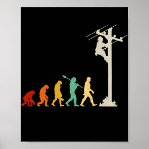 lineman evolutieleider poster