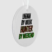 Lineman Hunter Ornament (voorkant)