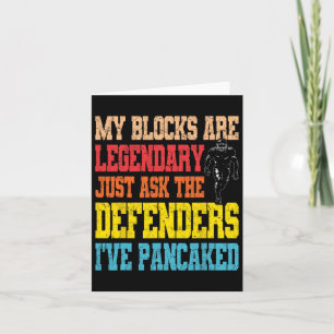 Lineman Legendarische Pannenkoek Blokken Grappig V Kaart