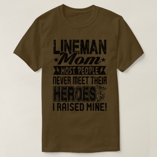 Lineman Mam Shirt Lineman Mam Herose (Design voorkant)