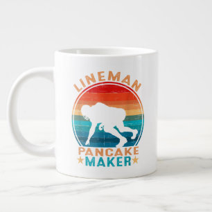 Lineman Pannenkoeken Maker - American Football Extra Grote Beker