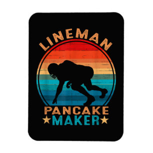Lineman Pannenkoeken Maker - American Football Magneet
