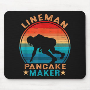 Lineman Pannenkoeken Maker - American Football Muismat