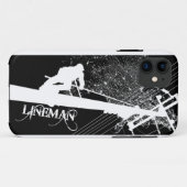 Lineman Power It Up Phone Case (Achterkant (horizontaal))