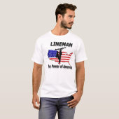 LINEMAN Power T-shirt (Voorkant volledig)