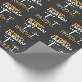 Lineman Retirement Funny Electrice Occupation Cadeaupapier (Hoek)