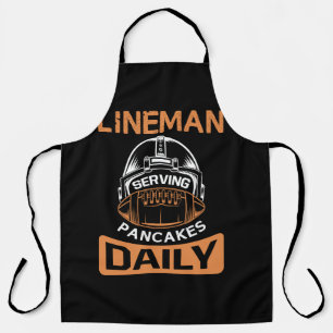 lineman-serveren-pannenkoeken-dagelijks-tshirt-ont schort