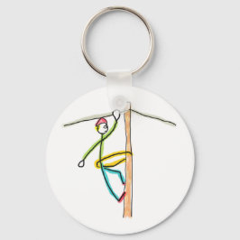 Lineman Stickman Sleutelhanger