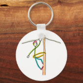 Lineman Stickman Sleutelhanger (Voorkant)