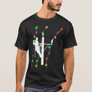 Lineman T-shirt, Lineman Gifts, Lineman Electricia T-shirt