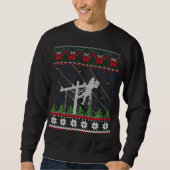 Lineman Ugly KerstSweater Trui (Voorkant)