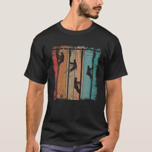 Lineman Vader Retro Elektrische Kabel Linema T-shirt